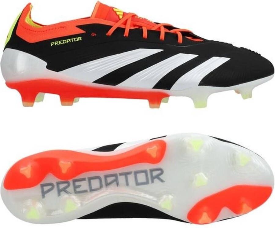 adidas predator elite fg j Voetbal schoen firm ground jongens Black Black White