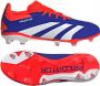 Adidas Predator Elite Gras Voetbalschoenen (FG) Kids Blauw Wit Rood - Thumbnail 1