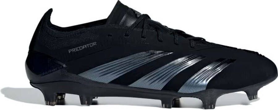 Adidas predator elite l fg Voetbal schoen firm ground heren Black Black White