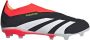 Adidas Predator Elite Veterloze Gras Voetbalschoenen (FG) Kids Zwart Wit Felrood - Thumbnail 1