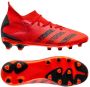 Adidas Kids adidas Predator Freak.3 Gras Kunstgras Voetbalschoenen (MG) Kids Rood Zwart Rood - Thumbnail 4