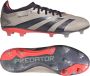 Adidas Predator Pro FG Platinum Metallic Aurora Black Turbo Platinum Metallic Aurora Black Turbo - Thumbnail 1