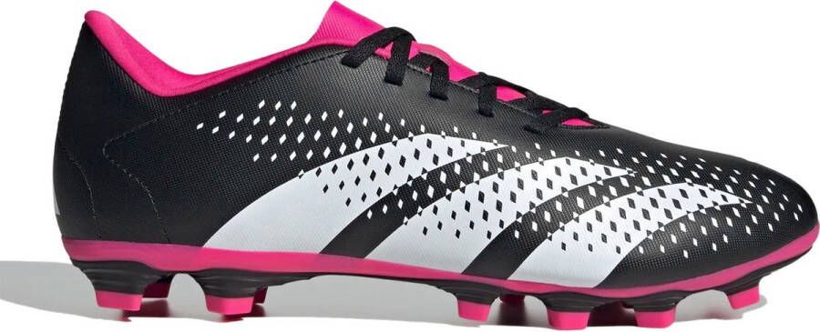 Adidas Performance Predator Accuracy.4 FxG Sr. voetbalschoenen zwart wit fuchsia