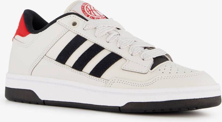 Adidas Rapid Court Low kinder sneakers grijs rood