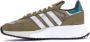 Adidas Originals Retropy F2 sneakers kaki zilver metallic olijfgroen - Thumbnail 3