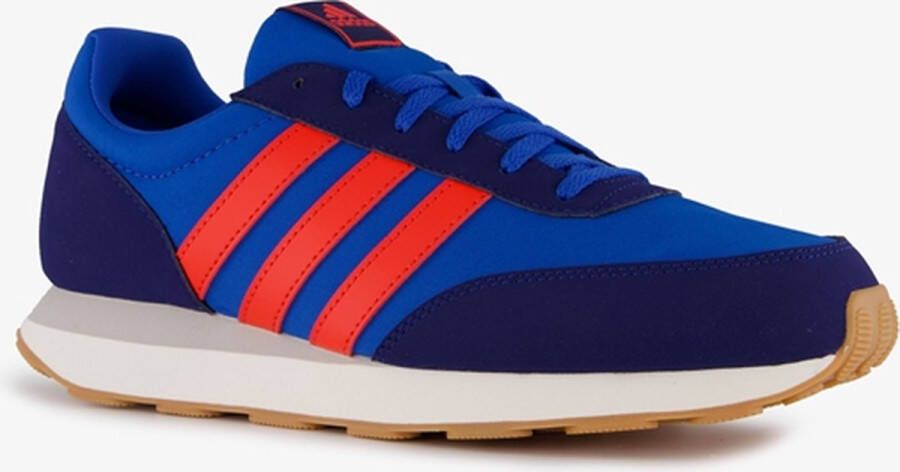Adidas Run 60S 3.0 heren sneakers blauw rood 1 3 Uitneembare zool