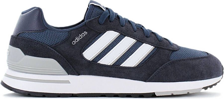Adidas Run 80s Heren Retro Sneakers Schoenen Sportschoenen Navy-Blauw GV7303 - Foto 4