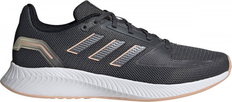 Adidas Performance Runfalcon 2.0 hardloopschoenen antraciet grijs metalic rood