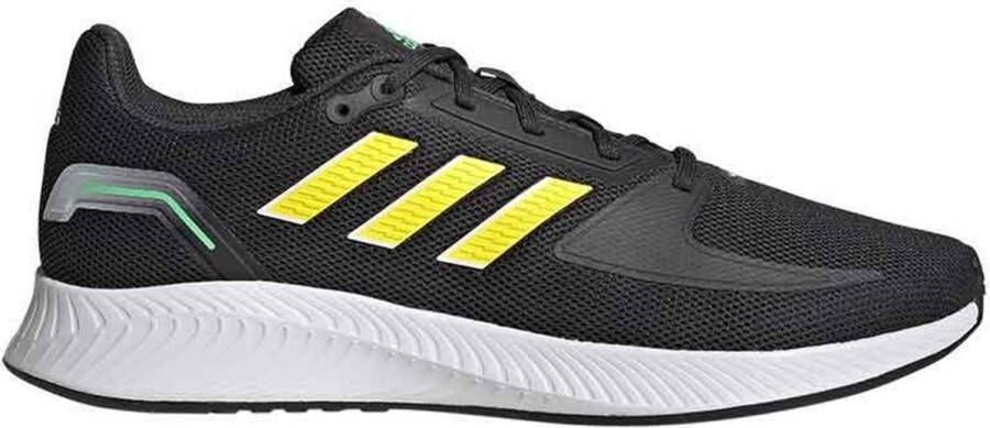 adidas Runfalcon 2.0 Heren Sneakers Carbon Beam Yellow Ftwr White