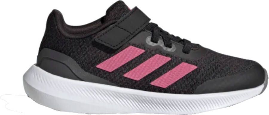 Adidas Sportswear Runfalcon 3.0 hardloopschoenen zwart fuchsia grijs Jongens Meisjes Mesh 36 2 3 Sneakers - Foto 3