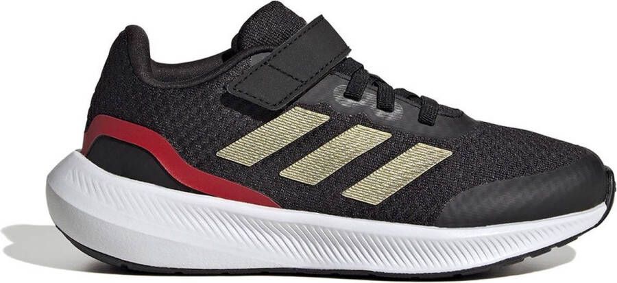 Adidas Sportswear Runfalcon 3.0 hardloopschoenen zwart goudkleurig rood Mesh 38 2 3 Sneakers