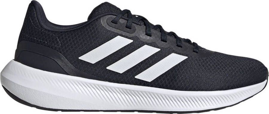 Adidas Performance Runfalcon 3.0 hardloopschoenen donkerblauw wit - Foto 3
