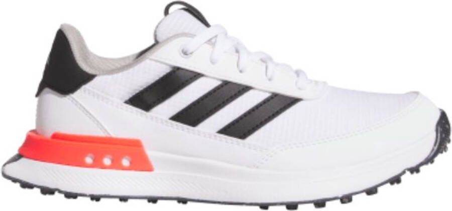 Adidas S2G SL 24 Kindergolfschoenen Wit Zwart Rood