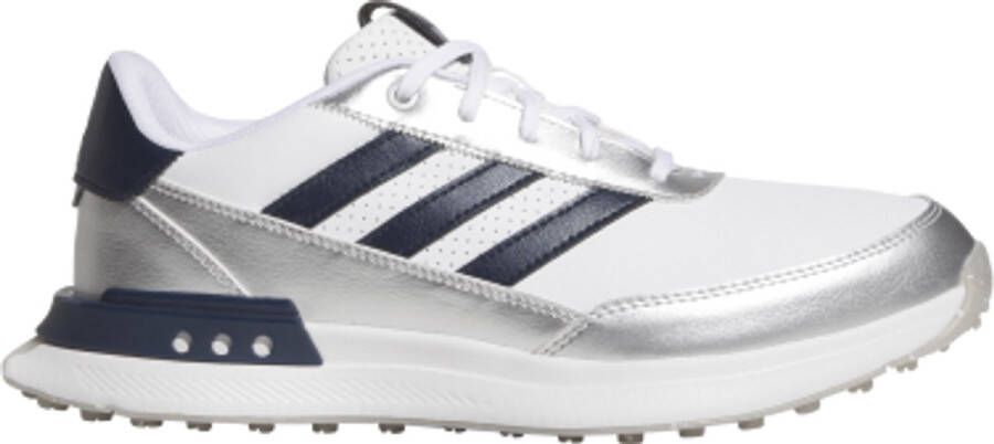 Adidas S2G SL Leather 25 Dames Golfschoenen Wit Navy Zilver