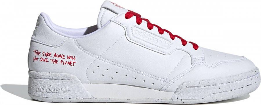 Adidas Originals Continental 80 Vegan Heren Sneakers Sport Casual schoenen Wit FU9787 - Foto 2