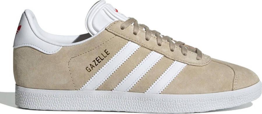 Bestuurbaar alliantie Graveren Adidas Originals Gazelle Schoenen Savanna Cloud White Glory Red Dames -  Schoenen.nl