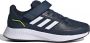 Adidas Performance Runfalcon 2.0 Classic hardloopschoenen donkerblauw wit kids - Thumbnail 1