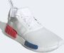 Adidas Originals Nmd_R1 Witte Stoffen Sneakers met Rode en Blauwe Accenten White - Thumbnail 1