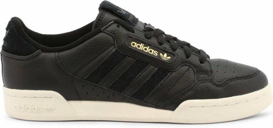 Adidas Originals Continental 80 Stripes Schoenen Core Black Off White Matte Gold Dames