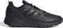 Adidas Originals ZX 1K Boost 2.0 Schoenen Unisex Zwart - Thumbnail 2