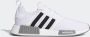 Adidas Originals Nmd_R1 Primeblue Witte Sneakers met Zwarte Inzetstukken White - Thumbnail 1