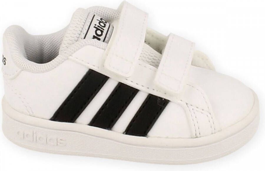 Adidas Grand Court Heren Sneakers Ftwr White Core Black