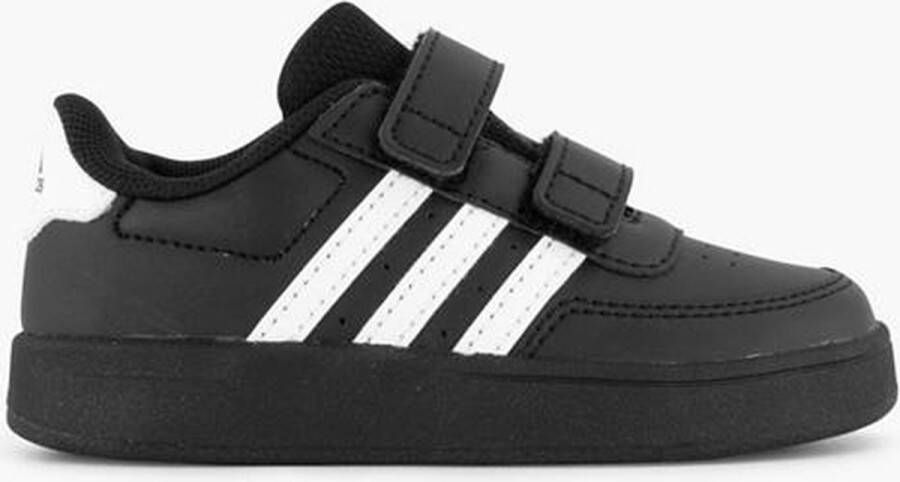 Adidas Sportswear Breaknet Lifestyle Court Schoenen met Dubbel Klittenband Kinderen Zwart