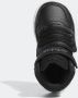 Adidas Sportswear Hoop Mid sneakers zwart wit grijs Imitatieleer 19 - Thumbnail 5