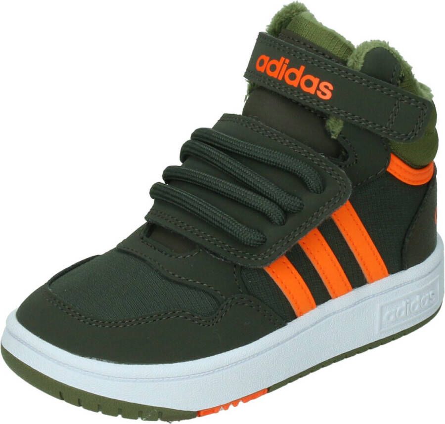 Adidas SPORTSWEAR Hoops Mid 3.0 AC Basketbalschoenen Baby Green Kinderen