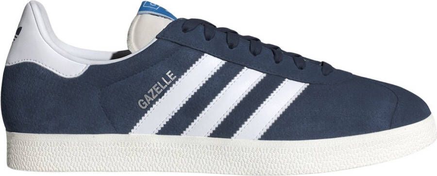 Adidas Gazelle Sneakers met Geperforeerd Bovenwerk Blue