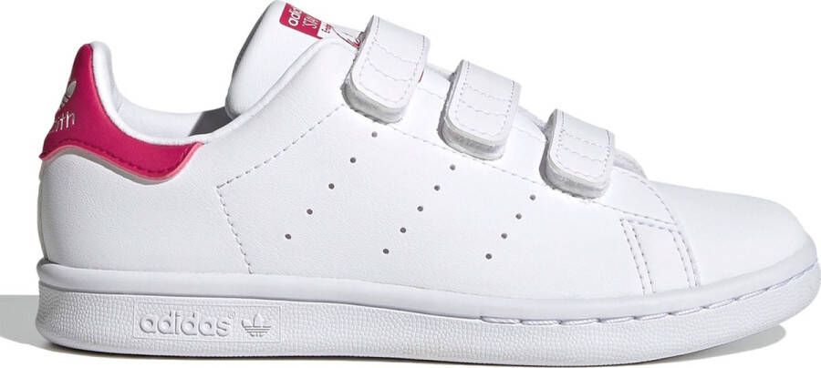 Adidas Originals Stan Smith sneakers wit roze Meisjes Gerecycled polyester (duurzaam) 34