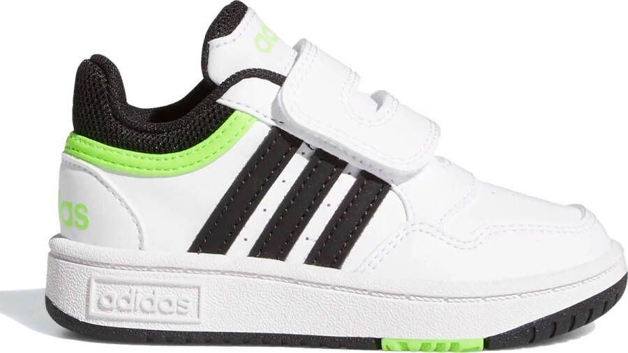 Adidas Hoops 3.0 Cf Sneakers Wit Groen Kinderen