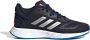 Adidas Perfor ce Duramo 10 hardloopschoenen donkerblauw zilver metallic kobaltblauw kids - Thumbnail 2