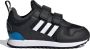 Adidas Originals Zx 700 sneakers zwart wit antraciet - Thumbnail 3