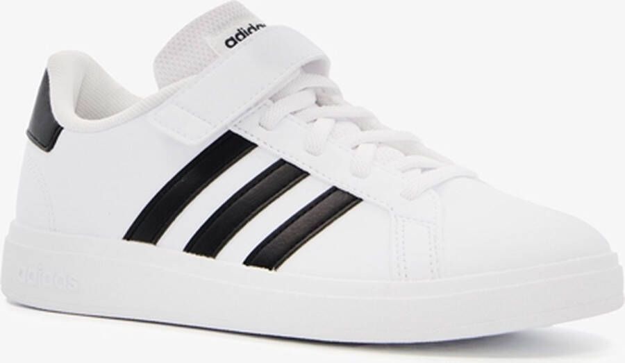 Adidas Originals Kinder gympen met klittenbandsluiting en elastische veters Grand Court Wit - Foto 3