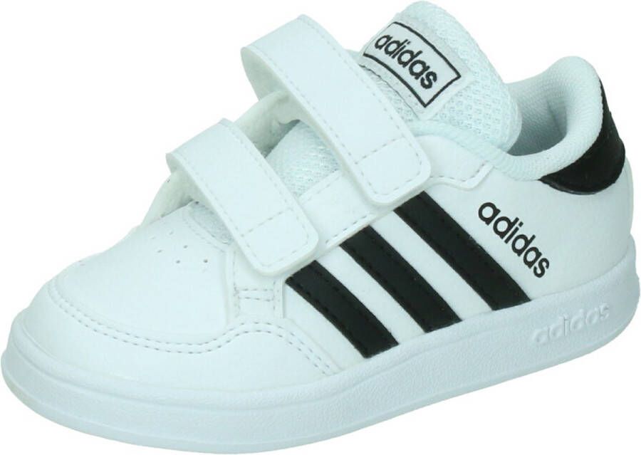 Adidas Breaknet Sneakers Wit Zwart Kinderen