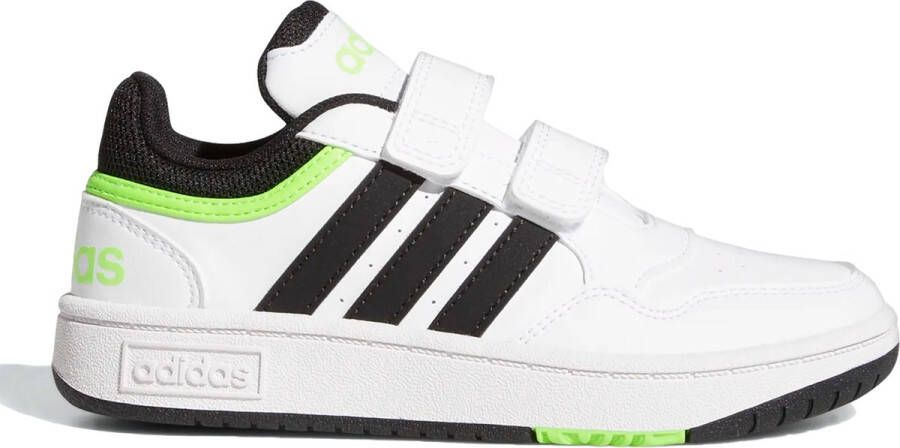 Adidas hoops 3.0 psf sneakers wit groen kinderen