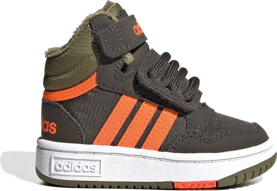 Adidas SPORTSWEAR Hoops Mid 3.0 AC Basketbalschoenen Baby Green Kinderen