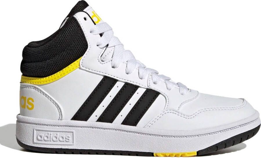 Adidas hoops mid 3.0 sneakers wit geel kinderen