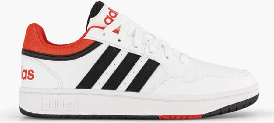 Adidas Sportswear Hoops 3.0 sneakers wit zwart rood Imitatieleer 35 1 2 - Foto 2