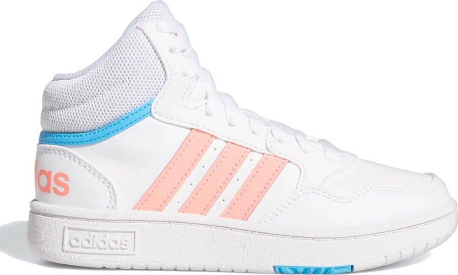 Adidas Hoops Mid 3.0 Sneakers Wit Roze Kinderen - Foto 3