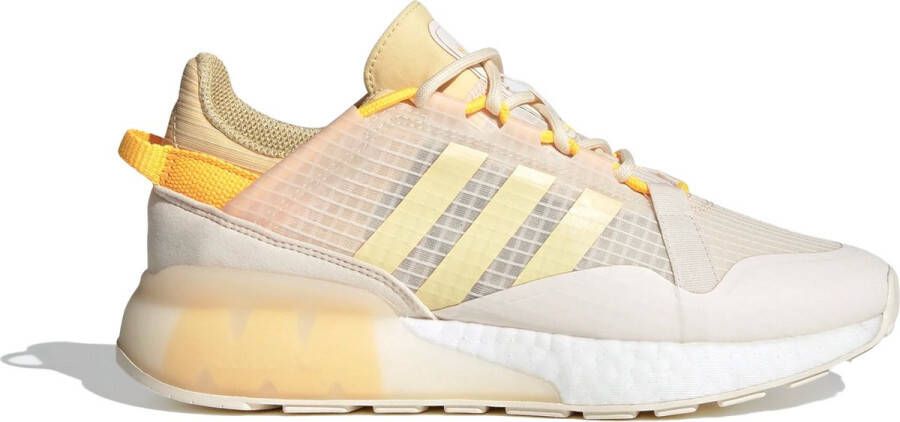 Adidas Originals ZX 2K Boost Pure Schoenen Wonder White Orange Tint Solar Gold Dames