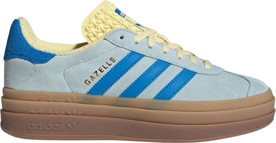 Adidas Originals Gazelle Bold W Sneaker Terrace Schoenen almost blue bright blue almost yellow maat: 37 1 3 beschikbare maaten:37 1 3 38 40 2 3