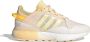Adidas Originals ZX 2K Boost Pure Schoenen Wonder White Orange Tint Solar Gold Dames - Thumbnail 1