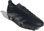 Adidas Predator League IJzeren-Nop Voetbalschoenen (SG) Zwart Grijs - Thumbnail 1