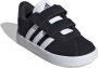 Adidas Sportswear VL Court 3.0 sneakers zwart wit Suede 19 - Thumbnail 2