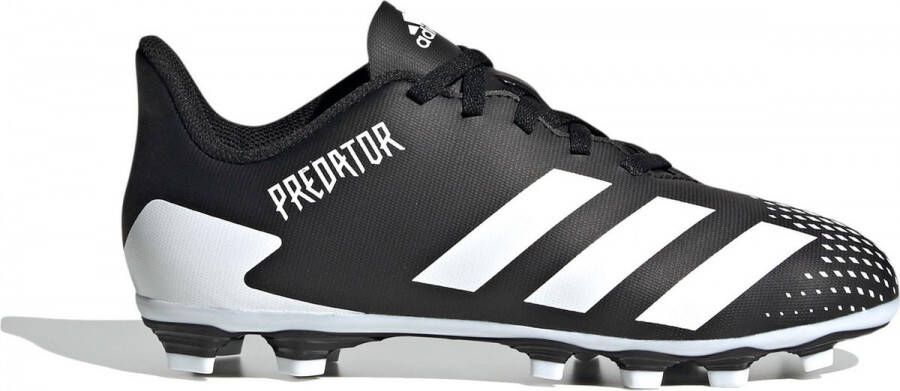 Adidas PREDATOR 20.4 Gras Kunstgras Voetbalschoenen (FxG) Kids Zwart Wit Zwart