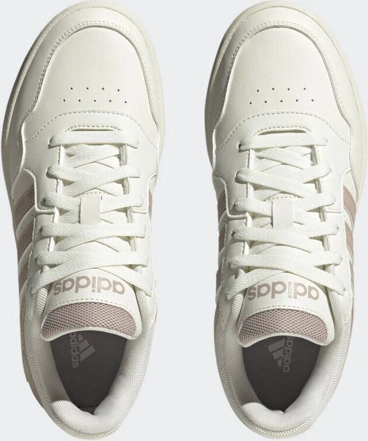 Adidas HOOPS 3.0 Low Dames Classic Sneakers Schoenen Wit-Gold HP7972 - Foto 3