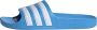 Adidas adilette Unisex Slippers en Sandalen Blauw Maat: 30.5 Mesh Synthetisch Foot Locker - Thumbnail 2