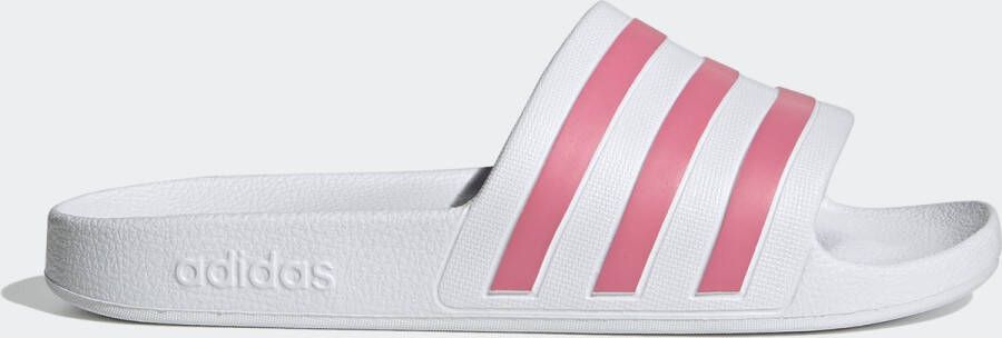 Adidas adilette Slippers en Sandalen Dames Wit 1 3 Mesh Synthetisch